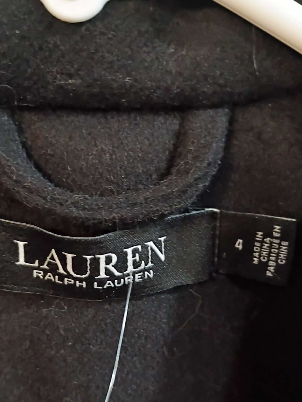 Womens Lauren Ralph Lauren Wool Blend Reefer Coat Size 4 NWT - Picture 8 of 13